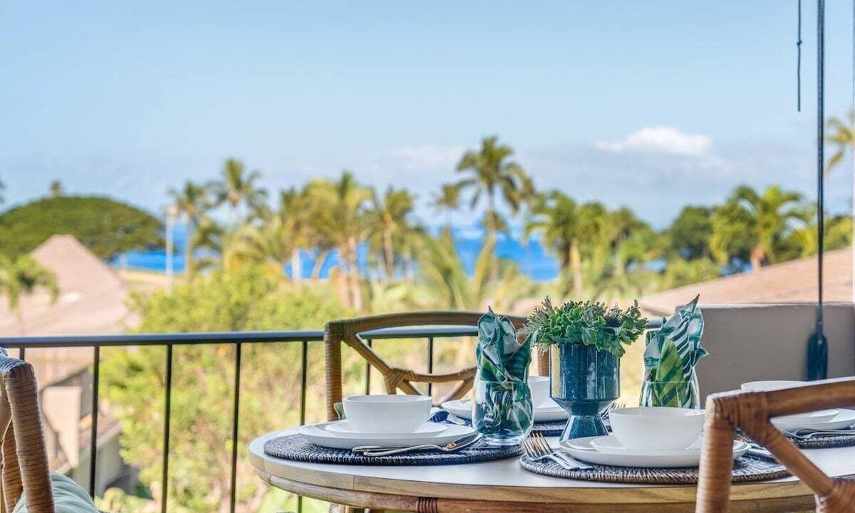 Kaanapali Condo | 2BD Condo w AC Pool Beach Cabana - Maui Eldorado K203