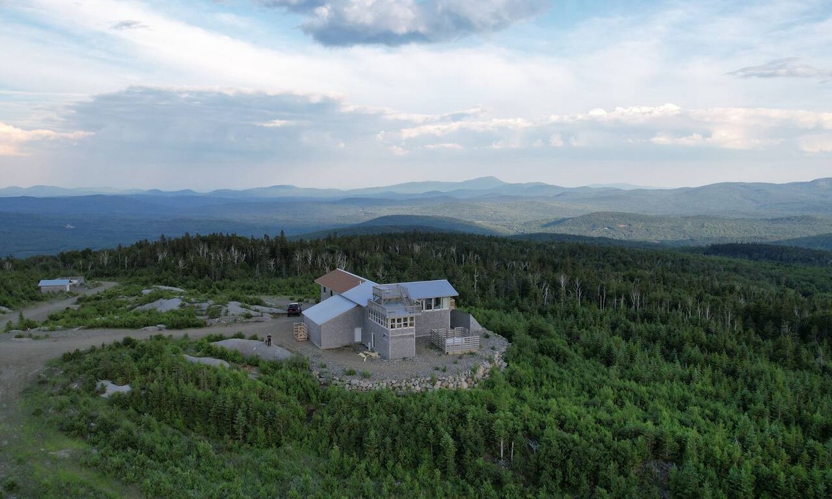 East Central Franklin House | Amazing Mountain Views on Large Private Maine Wilderness-Modern Offgrid 300 acre