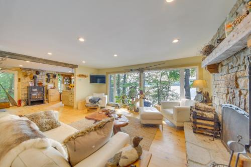 Embden House | Beautiful Embden Pond Cabin w/Dock & Kayaks!