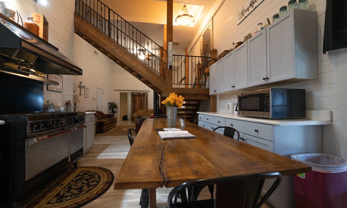 Mount Gilead House | County Retreat in the woods , overlooking beautiful woods and stream