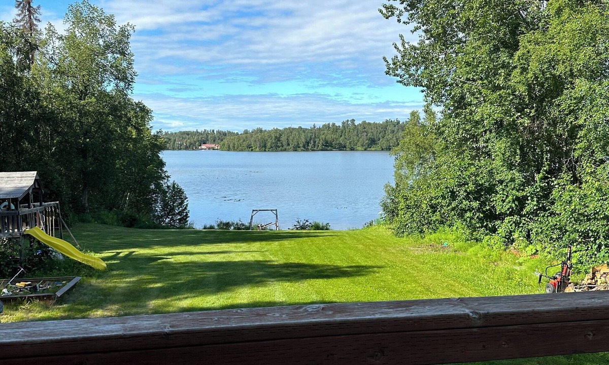 Nikiski House | Cozy 4BR lakefront living! With the echoes of loons lullabying you to sleep.