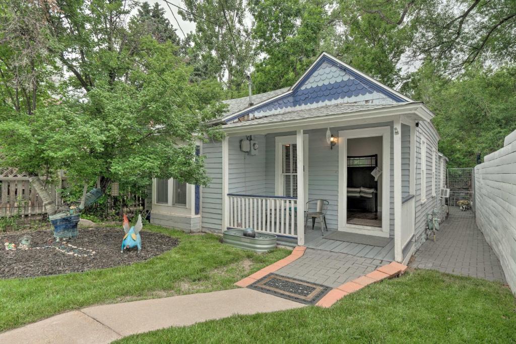 Manitou Springs Historic District House | Creekside Home w/Patio, Walk to Manitou Incline!