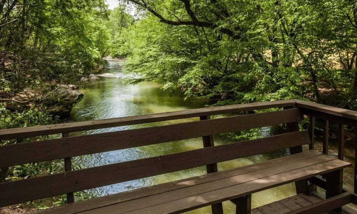 Ellijay Cabin | Dancing Waters by Mountain Oasis | Riverfront Cabin in Ellijay