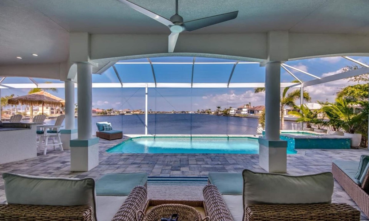 Burnt Store House | Gorgeous 4-bedroom Home with Heated Pool in charming lake Waterfront Cape Coral