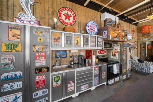 Hanksville House | Krustys Motor Suites - Historic Gas Station Converted to Motor Neon Stay