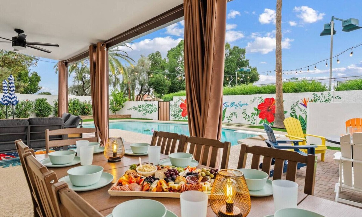 Dobson Ranch House | Lakefront Oasis | Pool Spa Game Rm Pckleball