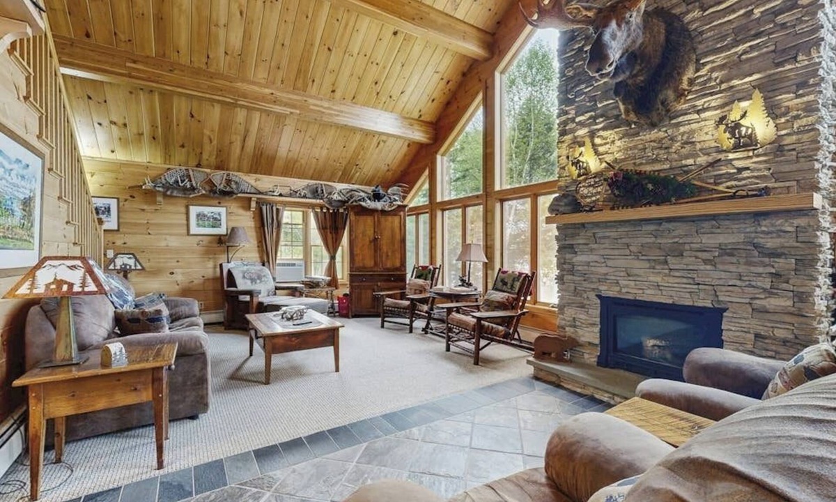 Greenville Junction House | Lakeside Lodge with Amazing Water Views, Screened Porch, Dock, & Firepit