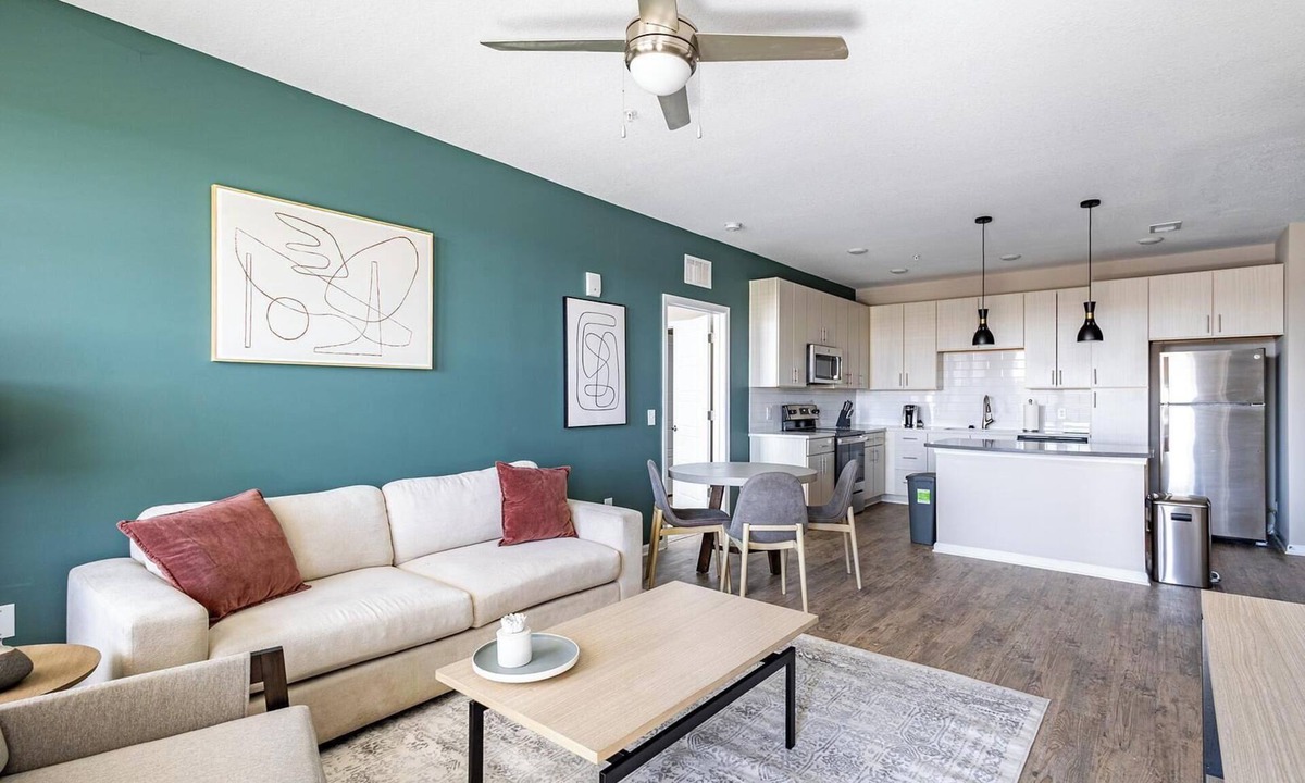 Kenton Apartment | Landing | Modern 2BD, Pool, Yoga Studio