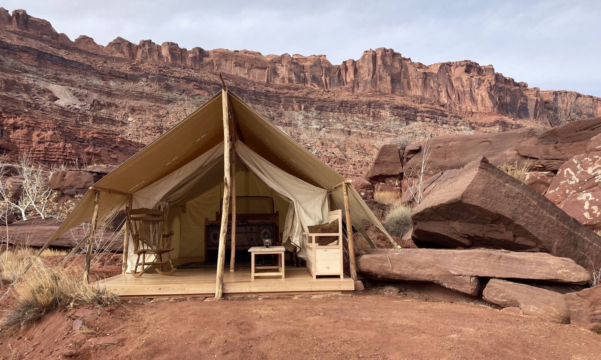 Moab Cabin | Moab Glamping Luxury Private Tent for 2