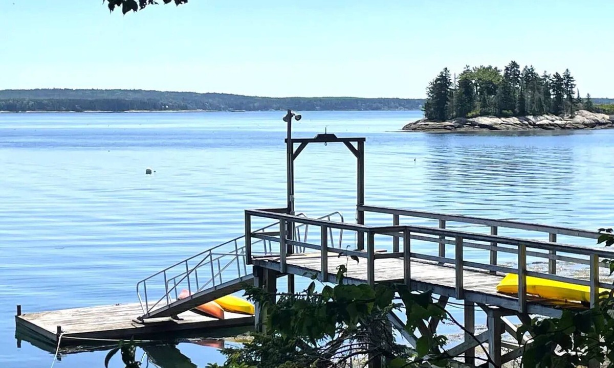 Sebascodegan Island House | Oceanfront Escape on Lish’s Cove – Private Dock & Sunrise Views