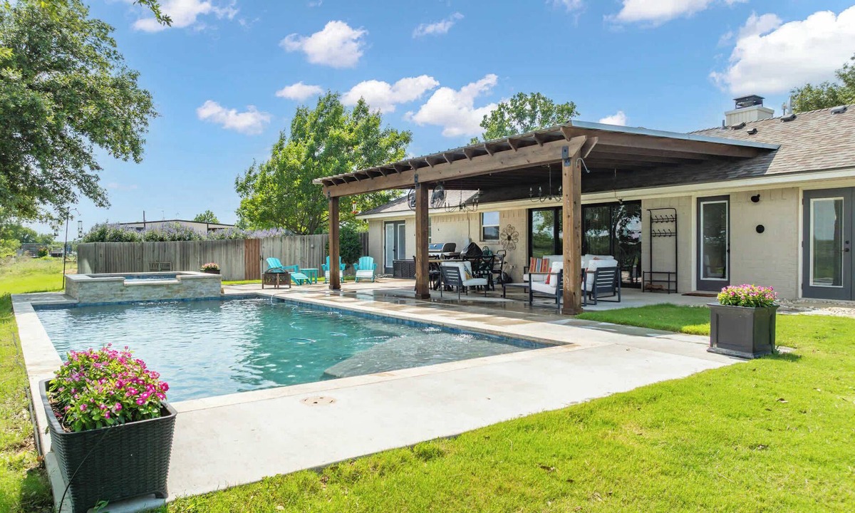 China Spring House | Pvt Pool/Spa at Honey Farms: Near Baylor and Silos!