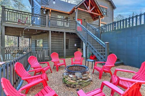 Ellijay House | Resort-Style Home w/Hot Tub in Ellijay