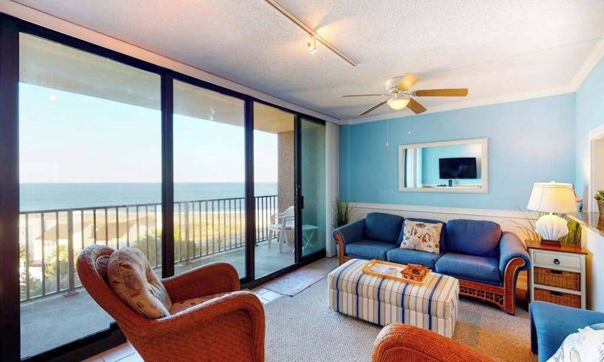 Bethany Beach Condo | Sea Colony 7th floor condo w/free WiFi, shared tennis court - ocean view