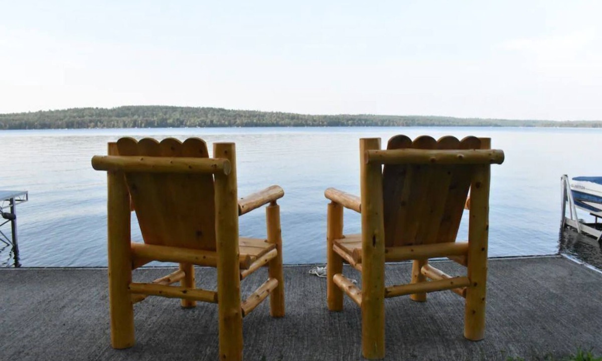Dover-Foxcroft Cottage | Sebec Lakefront Cottage, Swim/Boat/BBQ from deck