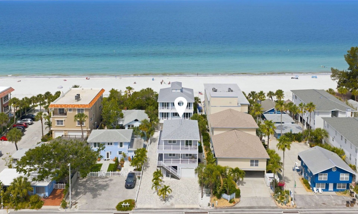 Independence Square House | Shore Beats Working - Luxury IRB Retreat, Pool, 1-Min Walk to Beach, Sleeps 10