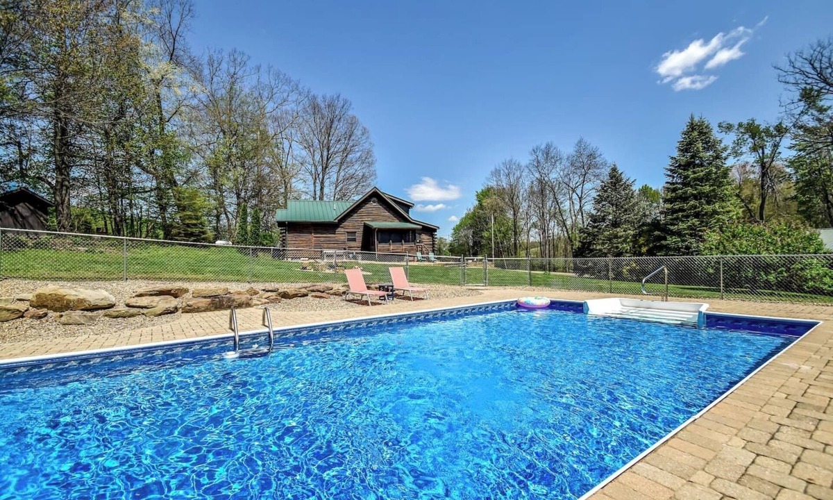 Augusta Cabin | The Alibi Cabin - Pool, Hot Tub & Private Trails - Secluded 17-Acre Retreat