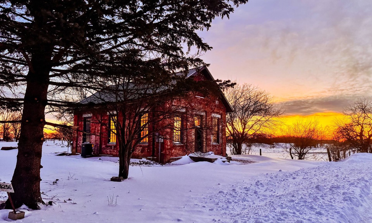 Urbana Cottage | The Buck Creek Schoolhouse - your one-room schoolhouse in a quaint rural setting
