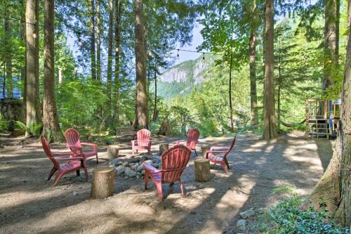 Index House | Three Enchanting Riverfront Cabins Hot Tub Access