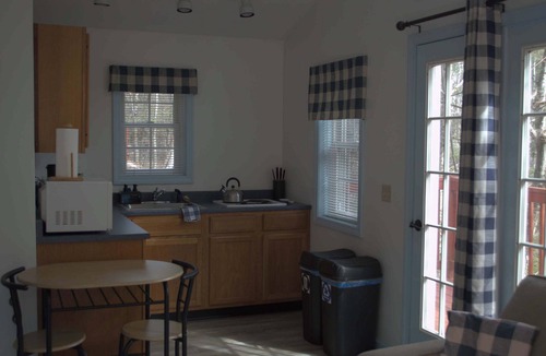 Norway Cabin | 1 bedroom cottage with queen bed and 2 person whirlpool tub.