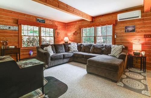 Oquossoc House | 1 Mi to Rangeley Lake: Cabin w/Wraparound Deck!