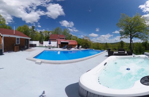 Bucksport Apartment | 1BR Luxury Room w/King Bed. Boutique Resort w/Hot Tub, Mountain Views and Pool