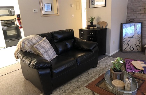 Kenai Apartment | 308 Bear Unit - Minutes from downtown Kenai just two blocks from the beach!