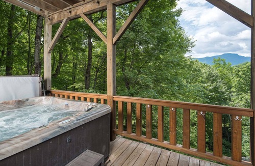 Seven Devils House | 4 BR Home with Grandfather Mountain Views, Hot Tub, Game Room & Spacious Decks