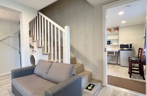 San Bruno Apartment | 469 - Large Studio with Laundry and Patio near SFO, Walmart & YouTube HQ