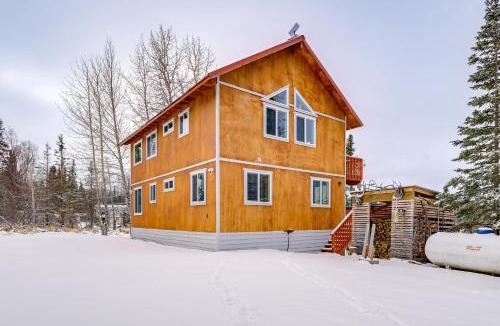 Cohoe House | 5 Mi to Kasilof River: Forest-View Retreat w/Deck