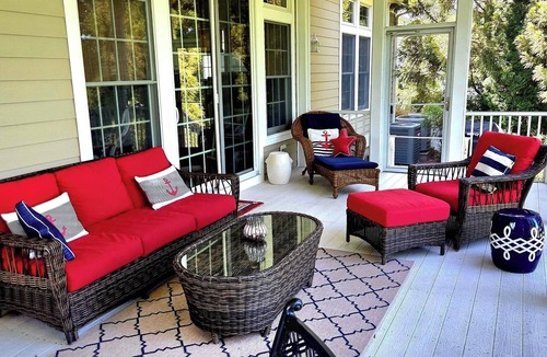 Ocean View House | 5BR Bear Trap Home w/Golf Views & Huge Screened Porch
