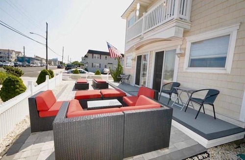 Brigantine Condo | A Stones Throw 2 Beach & AC, Fireplace+ Outdoor Lounge great 4 small Families!