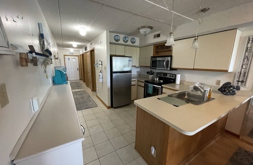 Southend Condo | Beachfront Condo - Short walk across the street to the beach