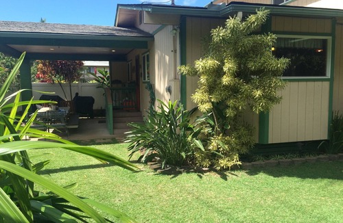 Hauula House | Beachside Getaway-Large Kitchen-A/C-Covered Patio-Grill-Fenced Yard