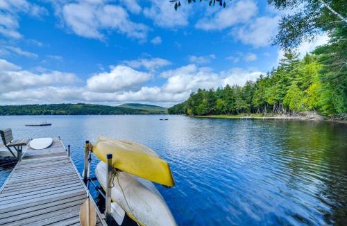 Embden House | Beautiful Embden Pond Cabin w/Dock & Kayaks!