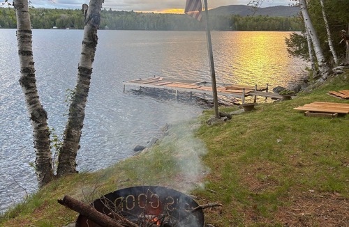 Abbot Cabin | BIG DAVE'S CAMP. DIRECT WATERFRONT W/ABSOLUTELY THE BEST LOCATION ON THE POND