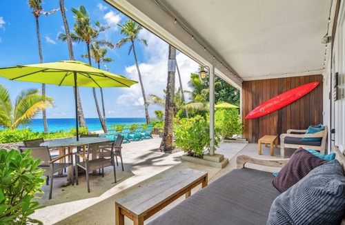 Pupukea House | Bird Of Paradise @ Ke Iki Beach Bungalows ~ Daily Free Yoga~Sauna~Cold Plunge~AC