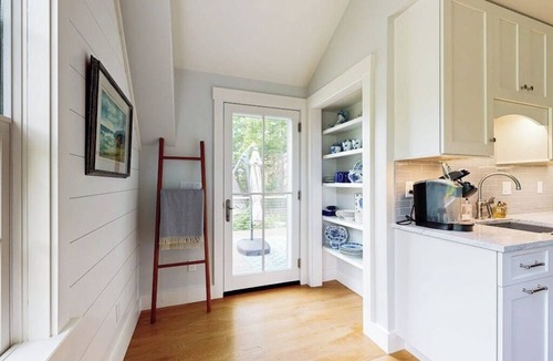 Boothbay Apartment | Brand new guest apartment with furnished deck, fast WiFi, dock, & water views