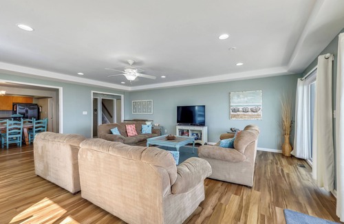 South Bethany House | CANCELLATION JUL 4 - 11 $2000 OFF! *Rate listed reflects discount FREE DAILY ACTIVITIES INCLUDED! FABULOUS OCEANFRONT 6 BEDROOM HOME!