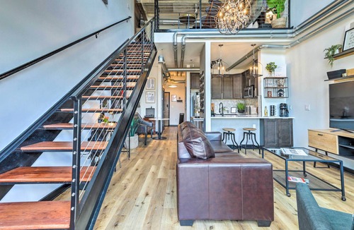 Atlantic Station Area Apartment | Central Atlantic Station Loft Near Mercedes-benz!