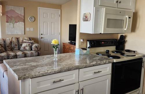 East Mesa House | Charming 2-bedroom 2 bath house with AC in a gated 55 and over community in Mesa