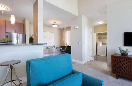 East San Mateo Condo | Charming 2BR Stay at Bridgepointe with Pool