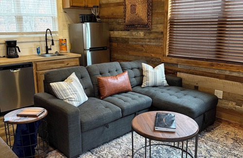Crofton Cabin | Cozy 2-bedroom cabin nestled in the woods adjoining Pennyrile Forest State Park.