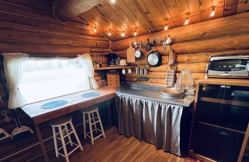 Fairbanks Cabin | Cozy Log Cabin on Historic Dog Sledding Property