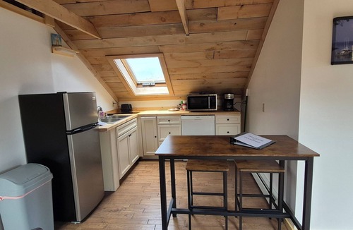 Birch Harbor Apartment | Cozy studio with spectacular views of Bunker's Harbor in Birch Harbor!