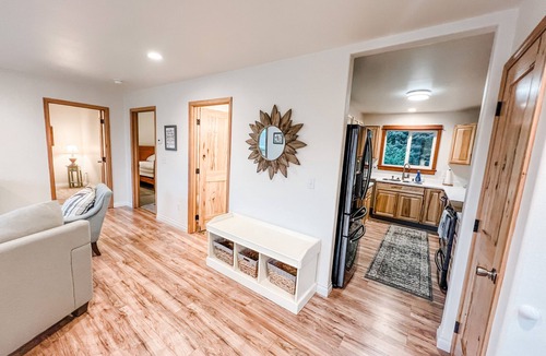 Kodiak House | Cozy up in this private bungalow in the trees close to trailheads & shopping