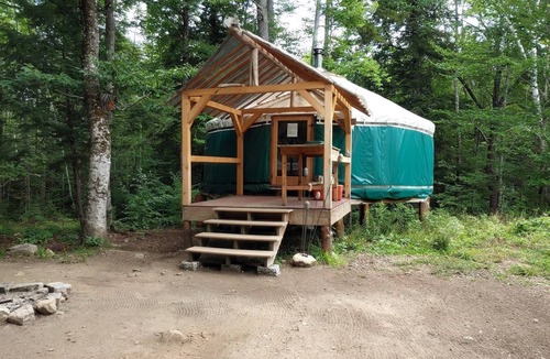 Chatham RV Rental | Cozy Yurt in the Peaceful Woods in Chatham, NH