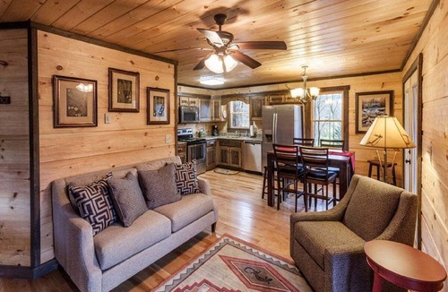 Ellijay Cabin | Dancing Waters by Mountain Oasis | Riverfront Cabin in Ellijay