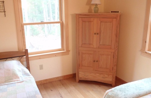 Bethel Ski Chalet | Elegant custom chalet in private wooded location close to skiing, golf, village