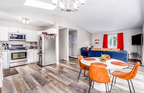 University Area House | Enchanting dog-friendly home with patio, full kitchen, fast WiFi, & washer/dryer