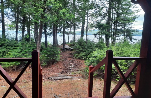 Willimantic Cabin | Escape to Howie's Camp: Unwind and Recharge at This Lakefront Log Cabin